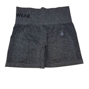 Ryderwear High-Waisted Seamless Staples  Compression Shorts M Dark Grey